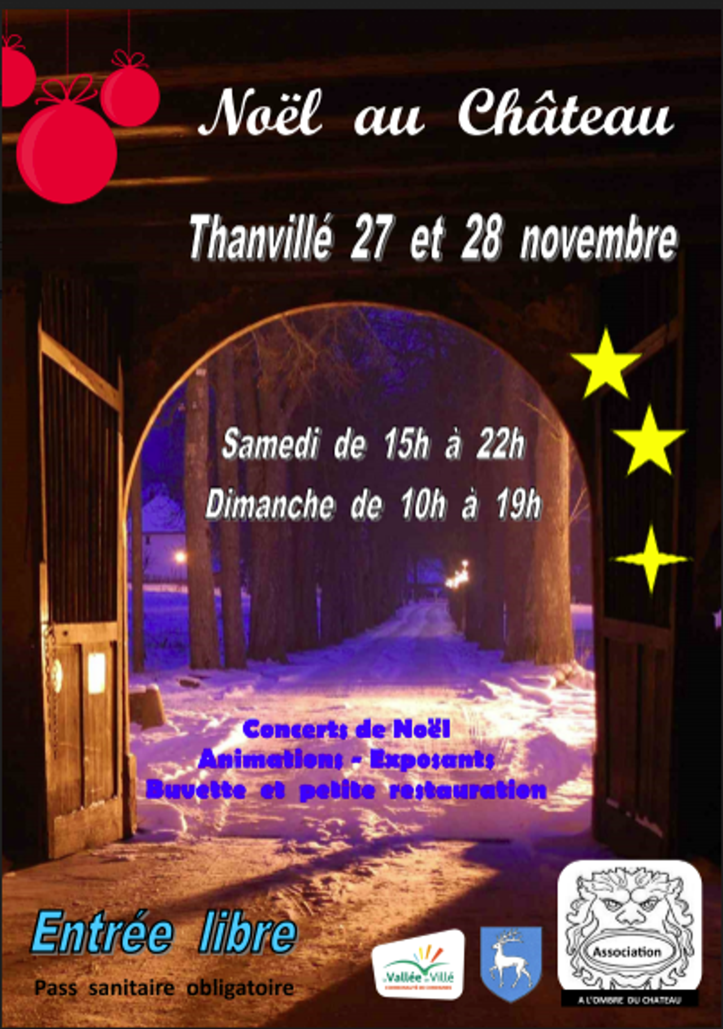 MARCHE DE NOEL AU CHATEAU DE THANVILLE